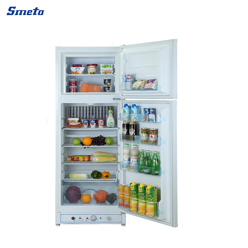 174~265L Double Door Gas/ Electric Camping Fridge Freezer