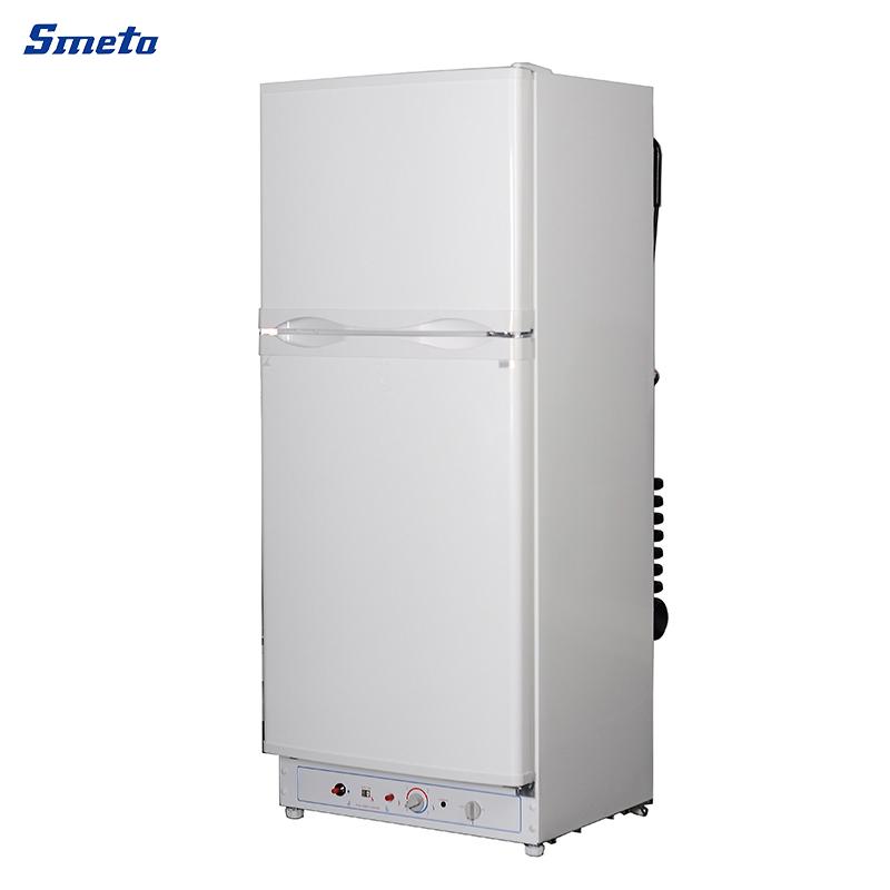 174~265L Double Door Gas/ Electric Camping Fridge Freezer