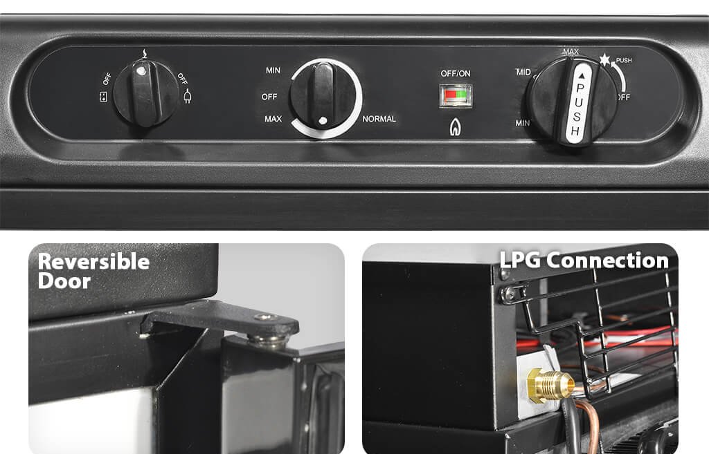  SMETA Gas Vent Kit for Propane Refrigerator Accessories in  Caravan Motorhome Camper : Appliances