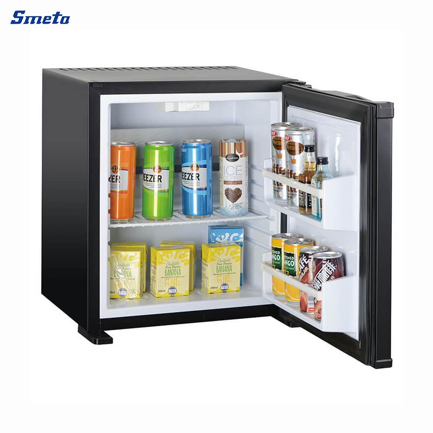SMETA Propane Camper Refrigerator, 12v Mini Propane Fridge for RV Camper  Truck Trailer, 3-way 110V/12V/Gas Mini Refrigerators, 1.4 Cu.Ft, Black
