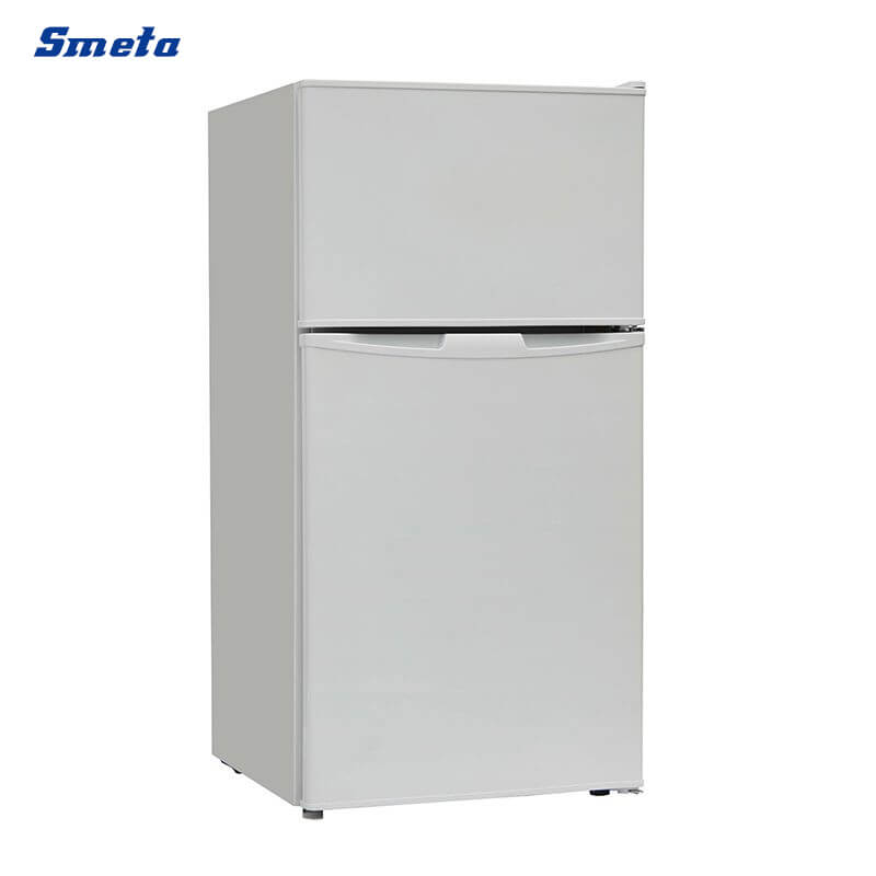 Double door on sale fridge small