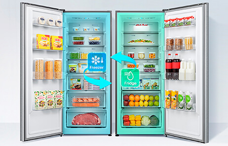 Switchable System | Smeta upright freezer