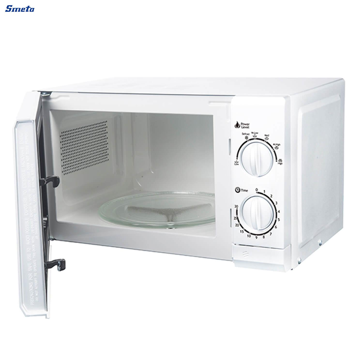 17L 700W White Countertop Small Microwaves