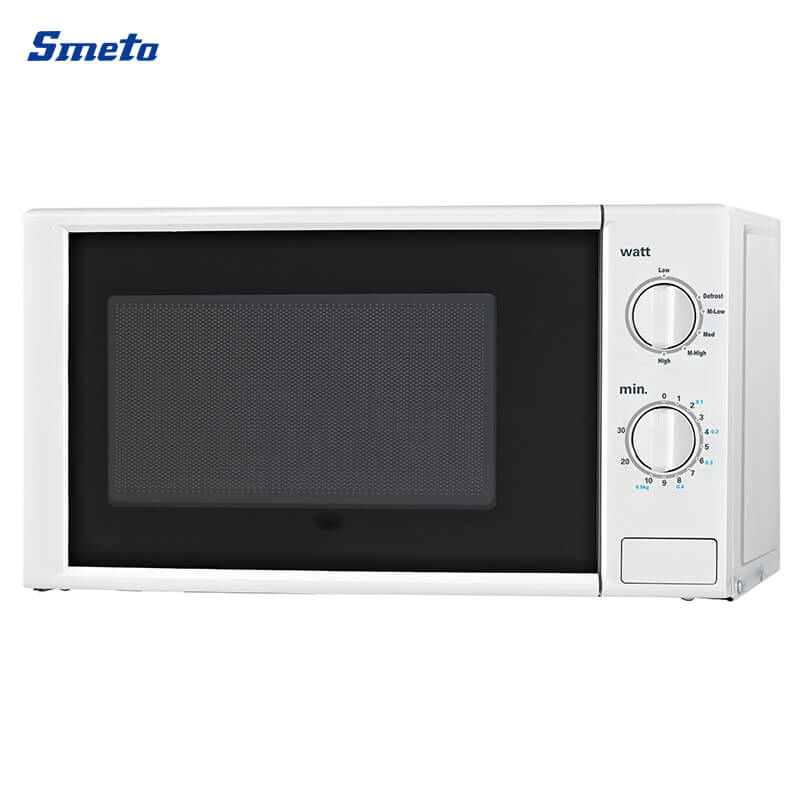 20L Knob Small Microwaves Countertop With Glass Turntable