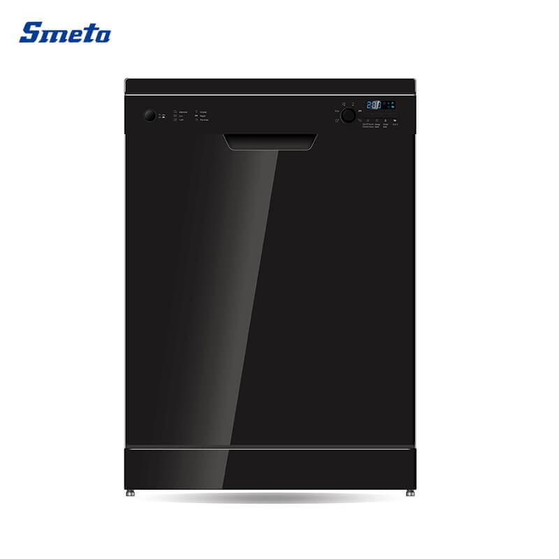 12 Setts White/Black Dishwasher freestanding