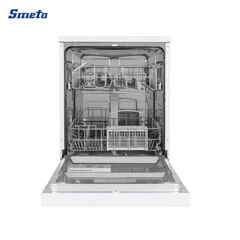 12 Setts White/Black Dishwasher freestanding