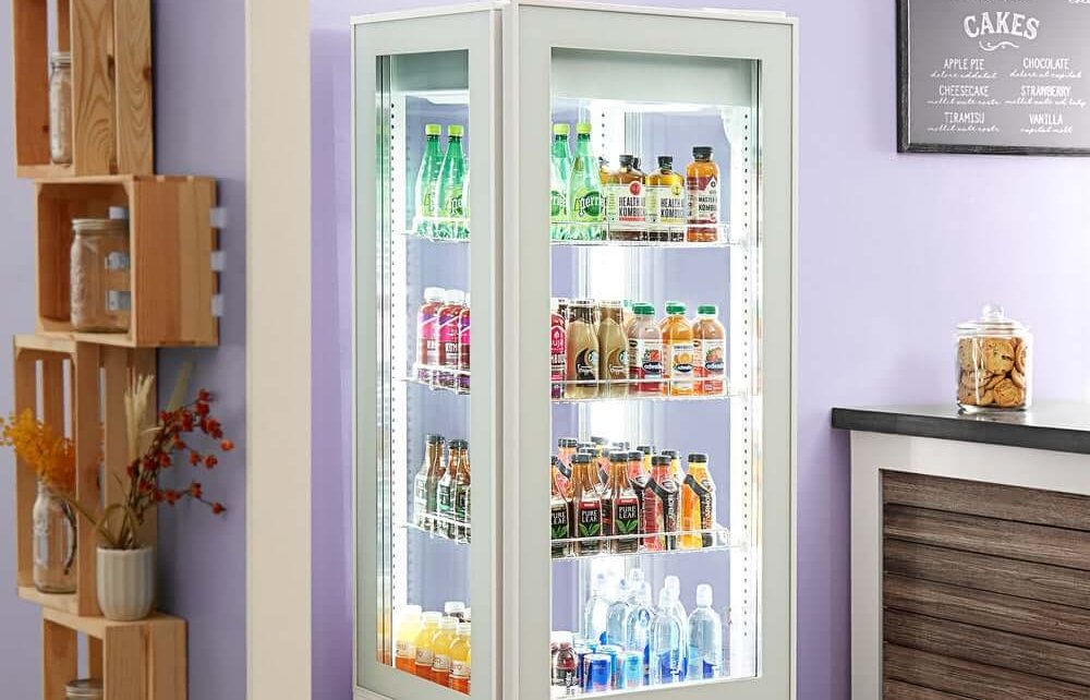 Smeta 4-Sided Glass Display Fridge detail