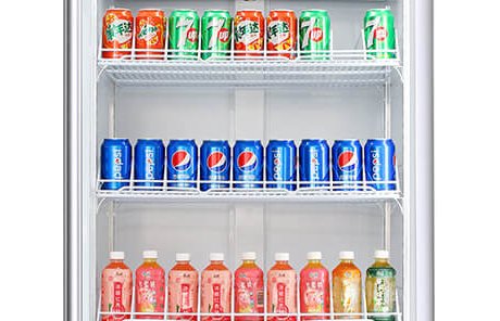 Smeta drink chiller - interior LED illumination and adjustable shelves