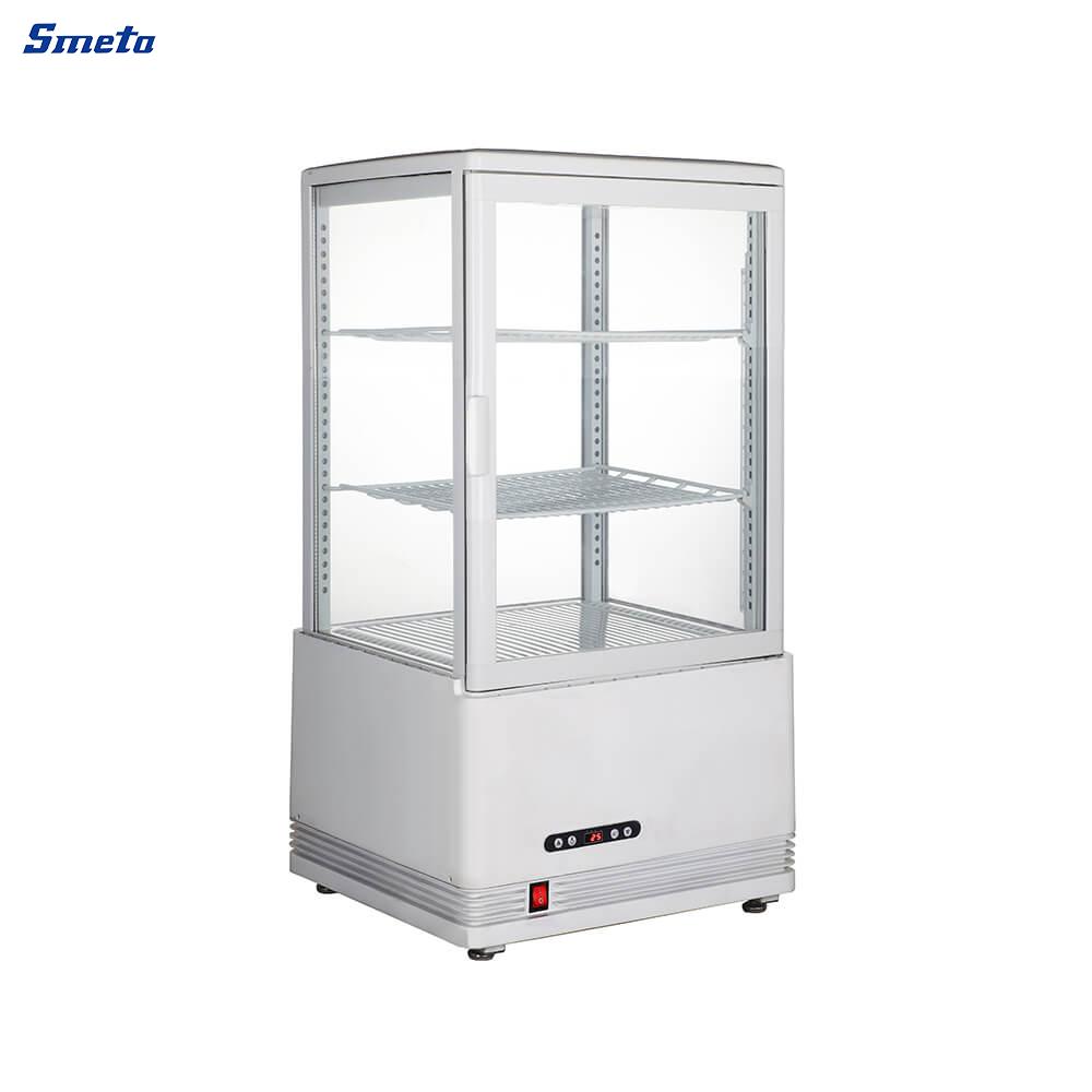 58L Uprigth 4-Sided Glass Display Fridge