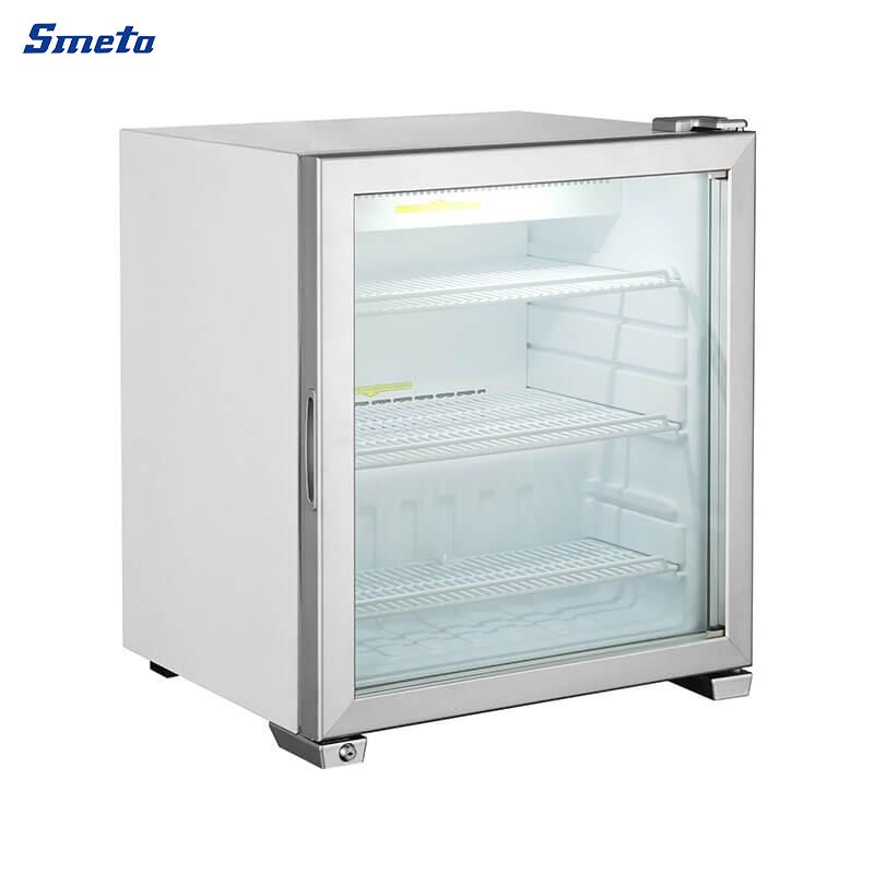 90L Glass Front Undercounter Small Display Fridge