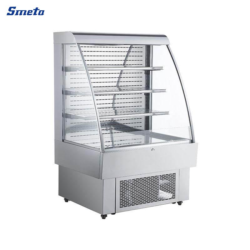 380L Open Display Commercial Multideck Fridge With night curtain