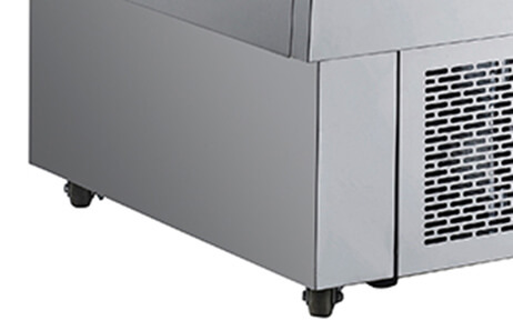 castors-with-brakes | Smeta open display chiller