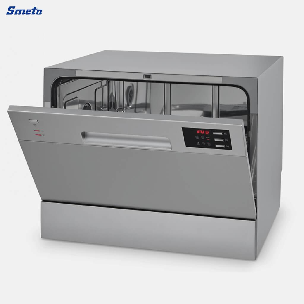 8 Place Counter Top Dishwasher with Residual Heat Drying