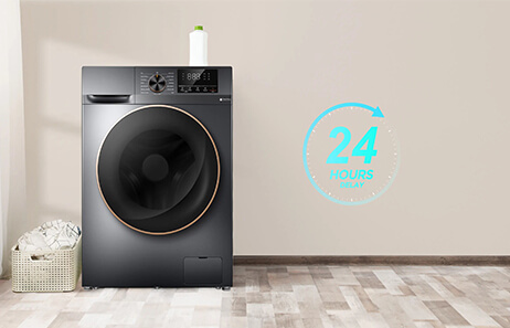 24 Hours Delay Smeta front loader washing machine