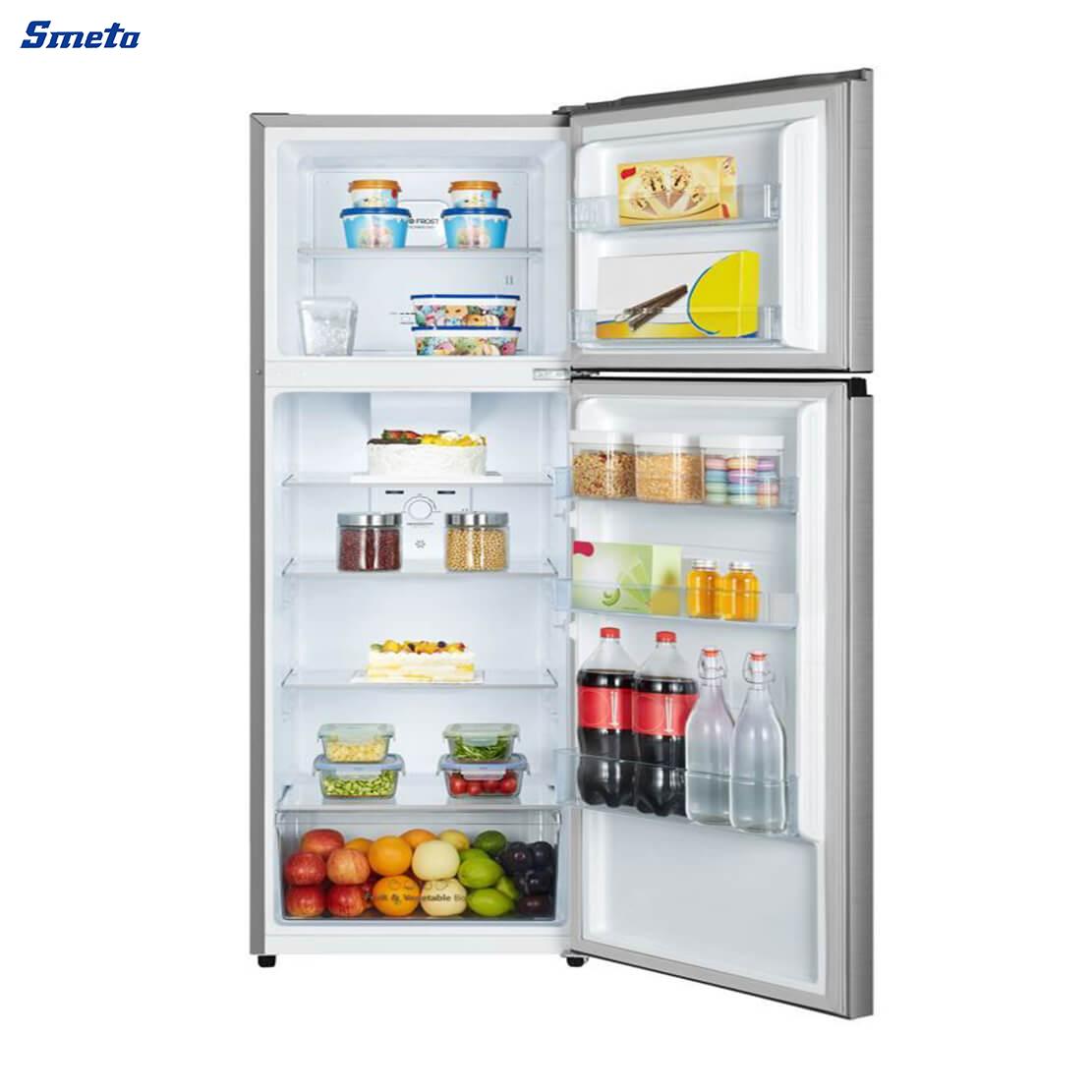 320L Top Freezer Stainless Steel Fridge with Water Dispenser