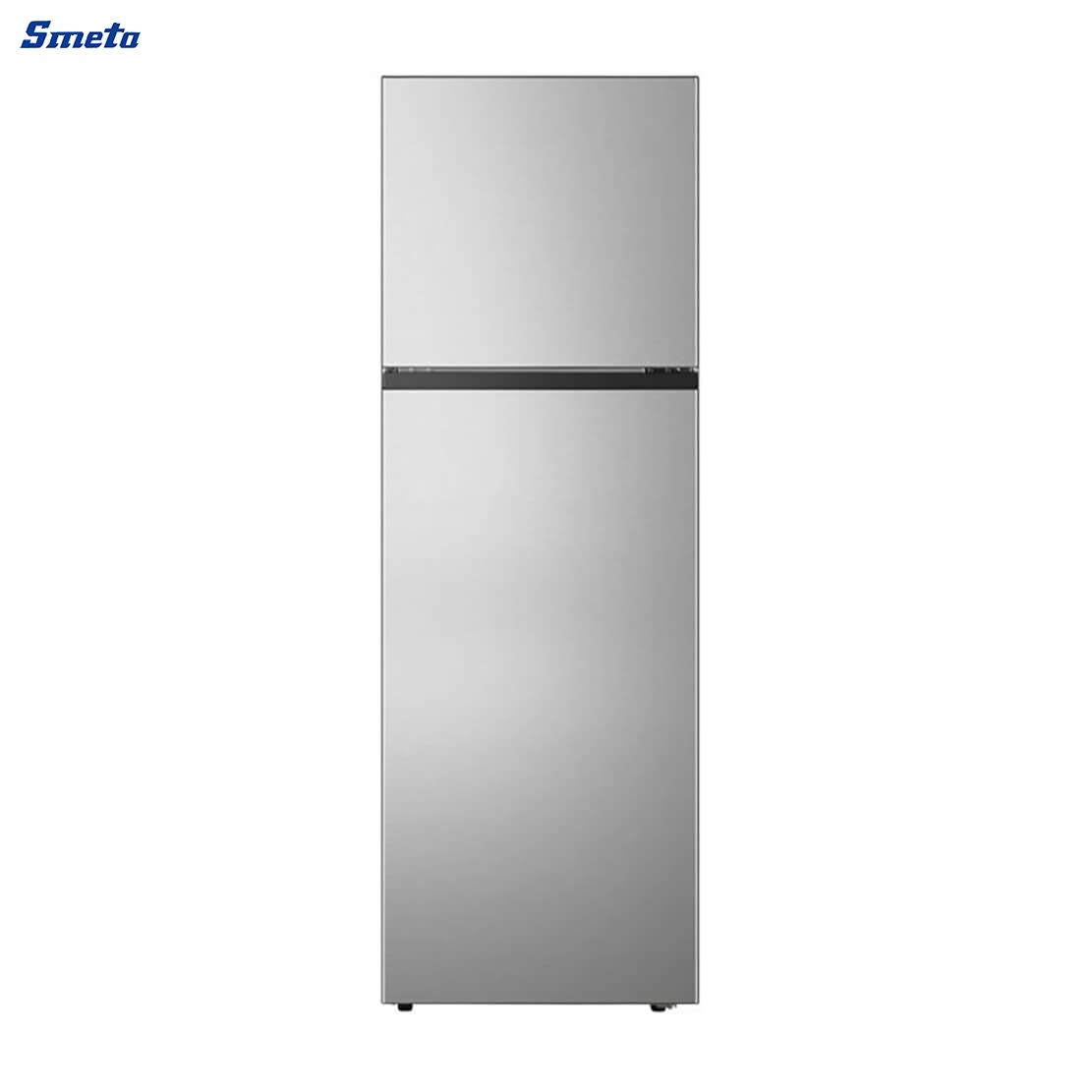 250L /251L double door top freezer refrigerator stainless steel