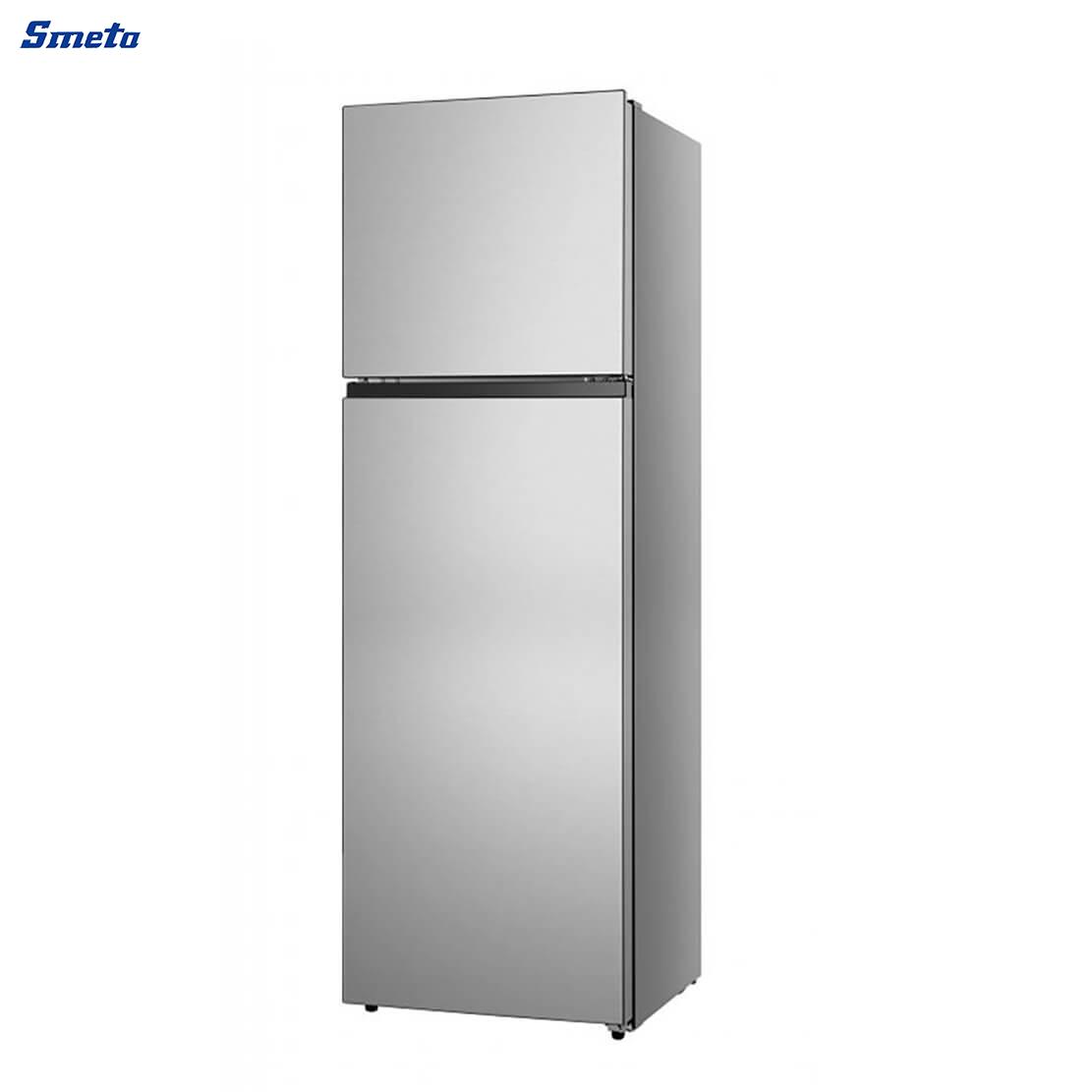 250L /251L double door top freezer refrigerator stainless steel