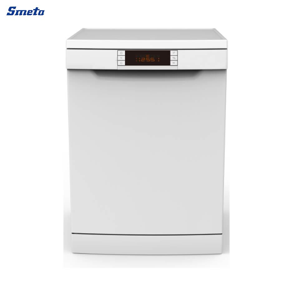 High-Efficiency 12/14/15 Setts Freestanding Dishwasher – Black & White Models