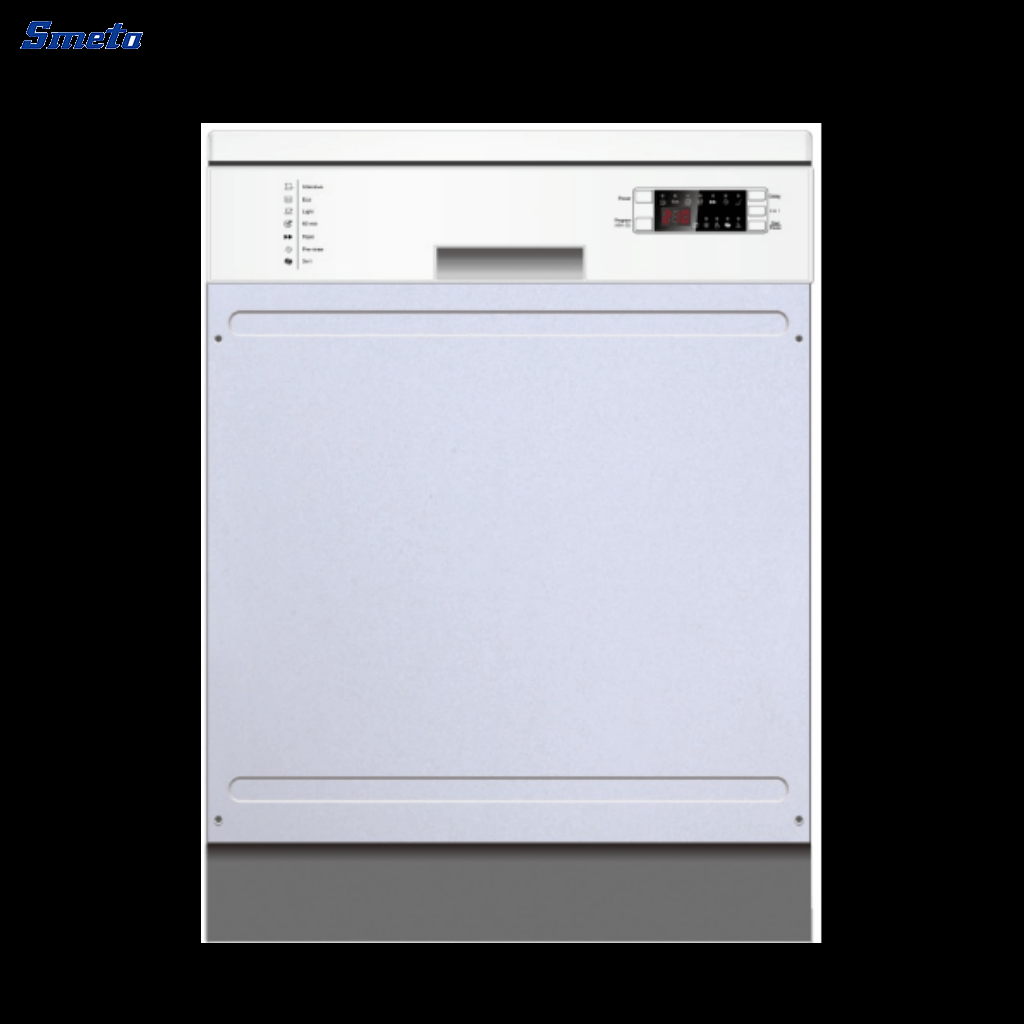 14 Setts Semi Built-In Dishwasher – High Capacity, Energy Efficient