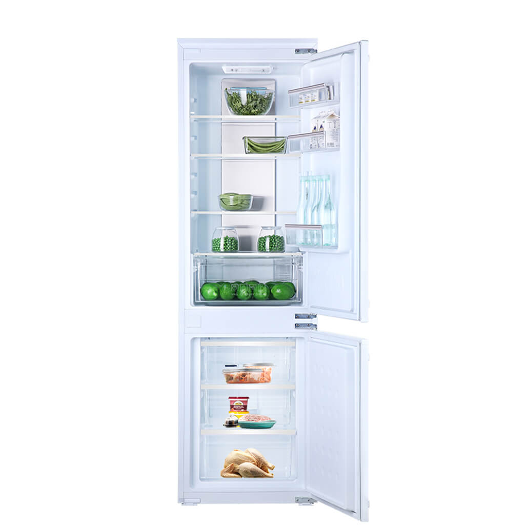 240L Integrated Double Door Fridge Freezer