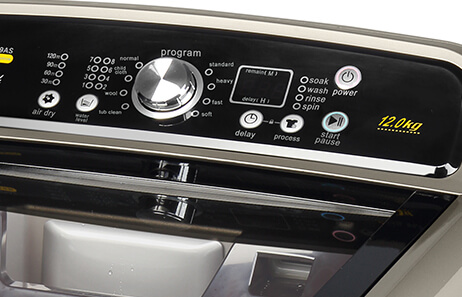 Smeta top washing machines TWT-120ALBK-control-panel